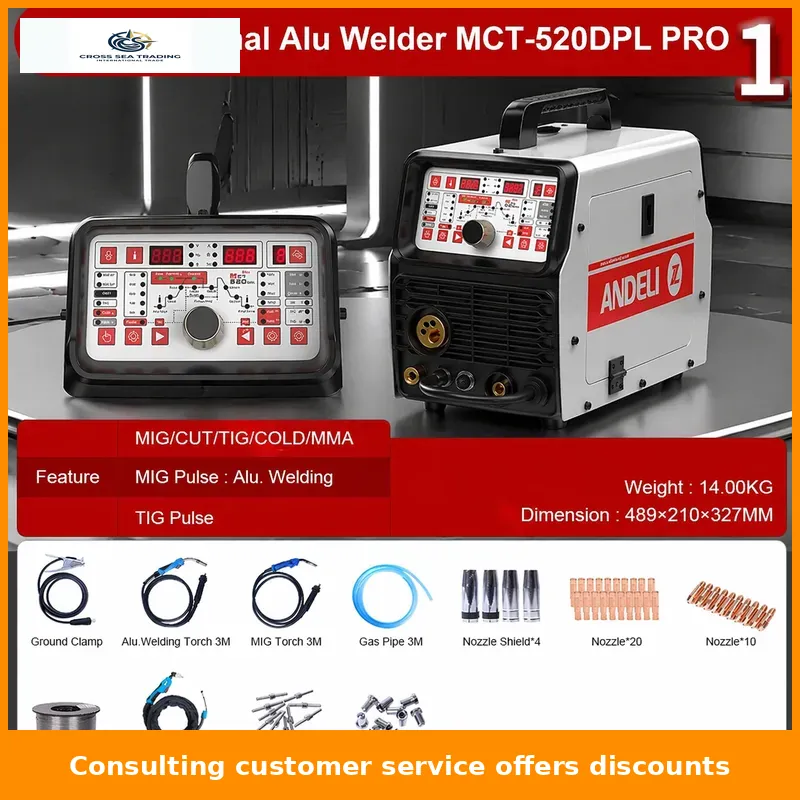 Tig Welder Machine - MCT-520DPL MIG-Schweißgerät Bestseller MIG TIG MMA