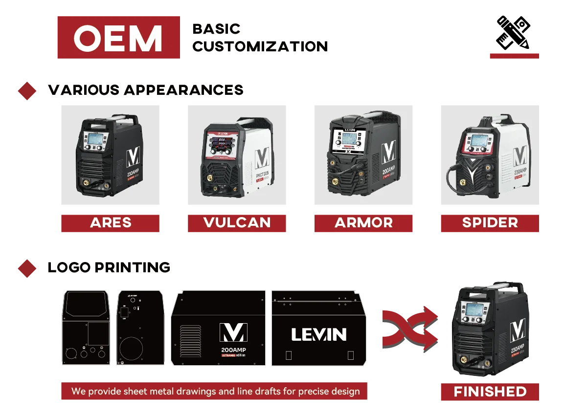 Tig Welder Machine - MSLEVIN OEM ODM XTRAMIG Synergy IGBT