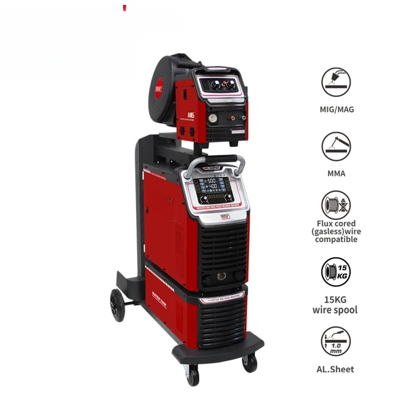 Tig Welder Machine - Industrielles doppelt gepulstes 500 Ampere Mig