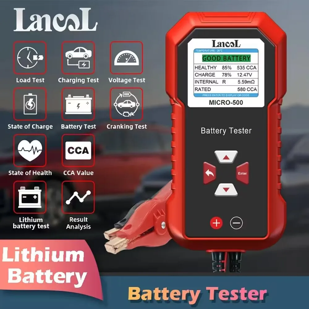 Battery Load Tester - Lancol Micro 500 12 V Autobatterietester