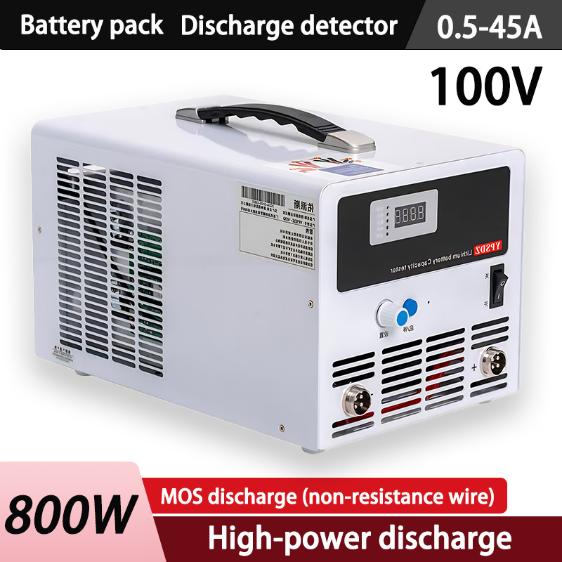 Battery Load Tester - 100 V 45 A Lithium-Akku-Kapazitätstester, Stromentladungsdetektor