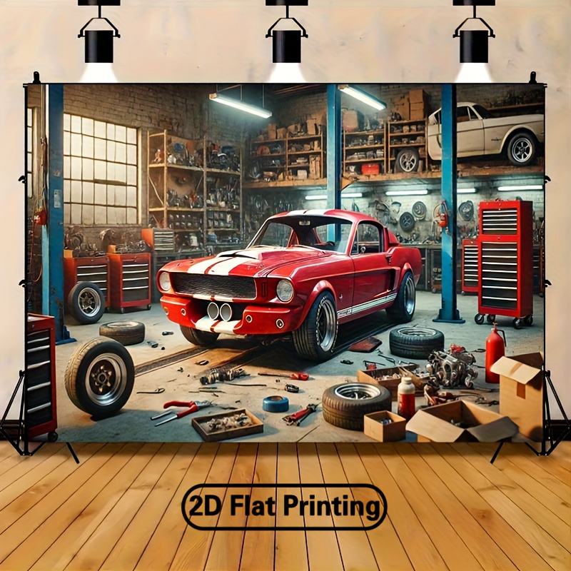 Klassische Auto-Garage Werksta – Auto Repair Shop Background Bewertung und Preis