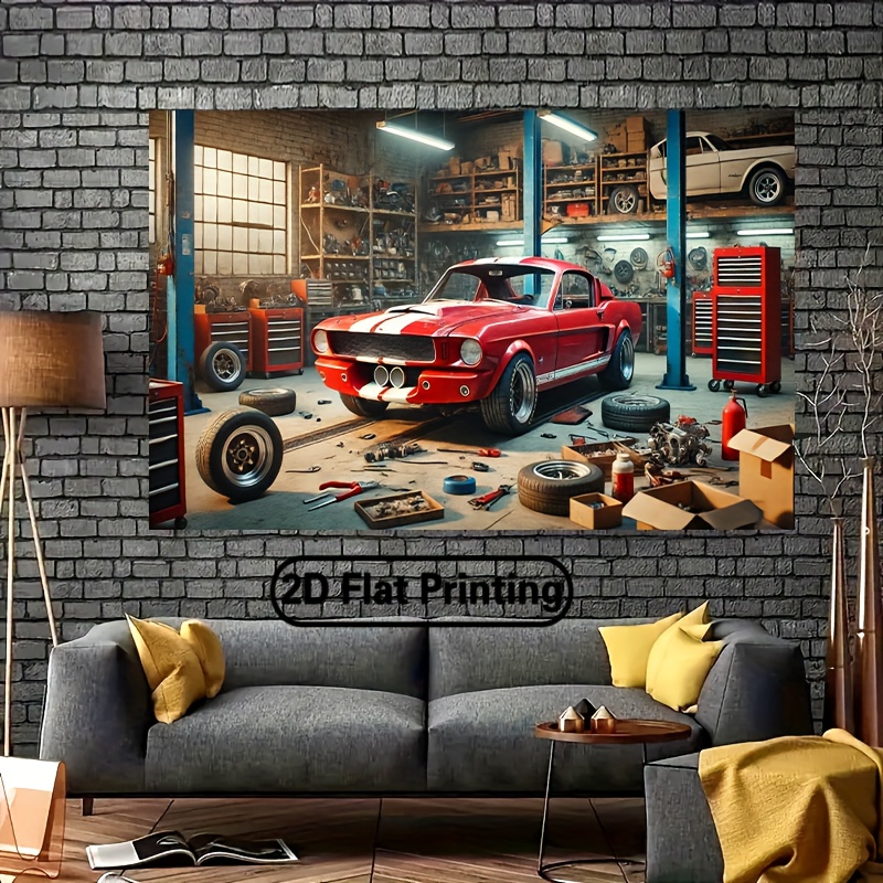 Klassische Auto-Garage Werksta – Auto Repair Shop Background Bewertung und Preis