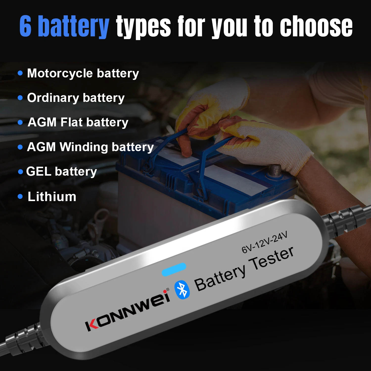 2026 KONNWEI BK200 Bluetooth 5 – Battery Load Tester Bewertung und Preis