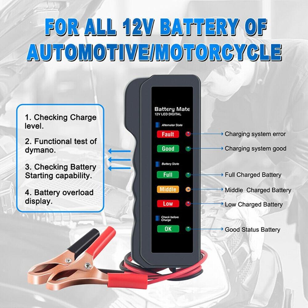Mini-12-V-Autobatterietester – – Battery Load Tester Bewertung und Preis