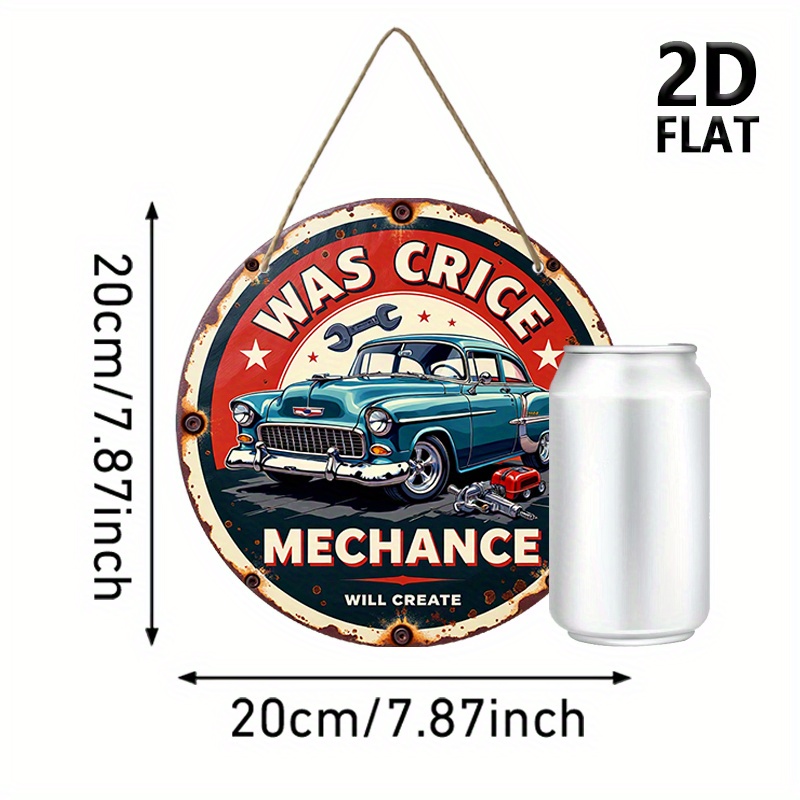 2D-Flugzeug, Retro-Autoreparat – Auto Repair Shop Logo Design Bewertung und Preis