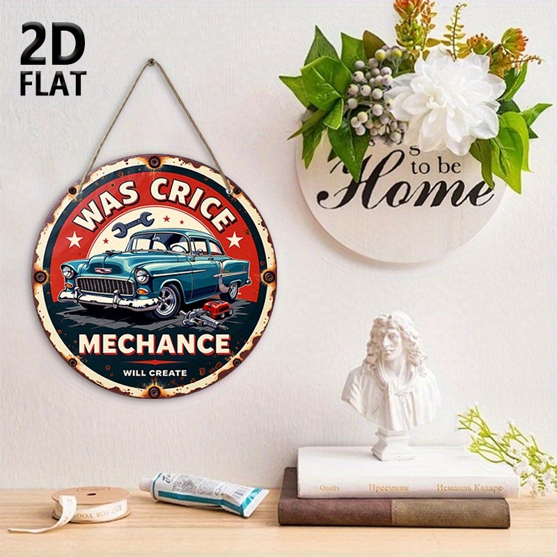 2D-Flugzeug, Retro-Autoreparat – Auto Repair Shop Logo Design Bewertung und Preis