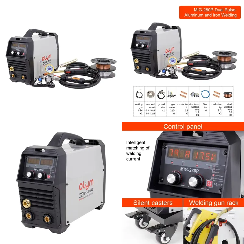 MIG 280 Puls-Inverter-Schweißg – Tig Welder Machine Bewertung und Preis